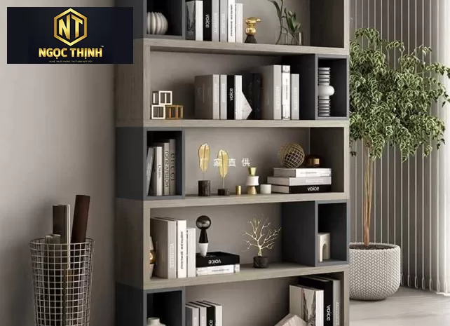 Mẫu tủ sách sang trọng